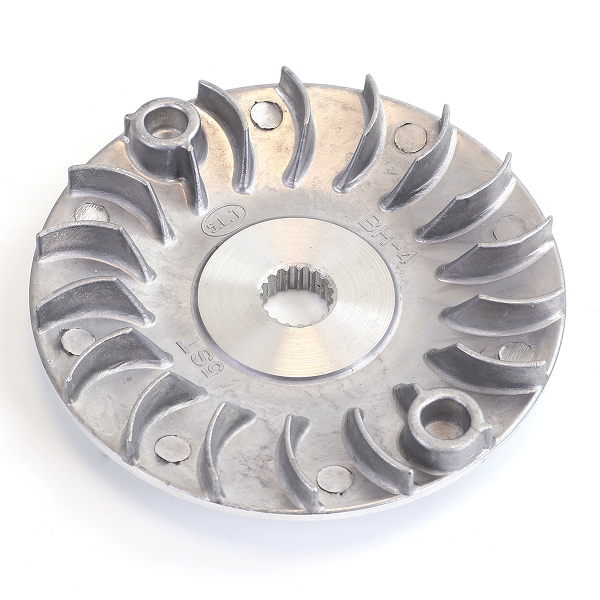 FLASQUE / JOUE FIXE VARIATEUR ALU ADAPT. MBK 50 BOOSTER X 4T. OVETTO 4T. NITRO 4T / YAMAHA 50 NEOS 4T. AEROX 4T. GIGGLE 4T