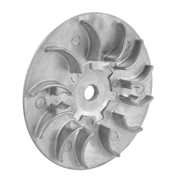 FLASQUE / JOUE FIXE VARIATEUR ALU SCOOTER ADAPT. PEUGEOT 50 LUDIX BLASTER /  SPEEDFIGHT III / JET FORCE / KISBEE  (OEM : 764854)