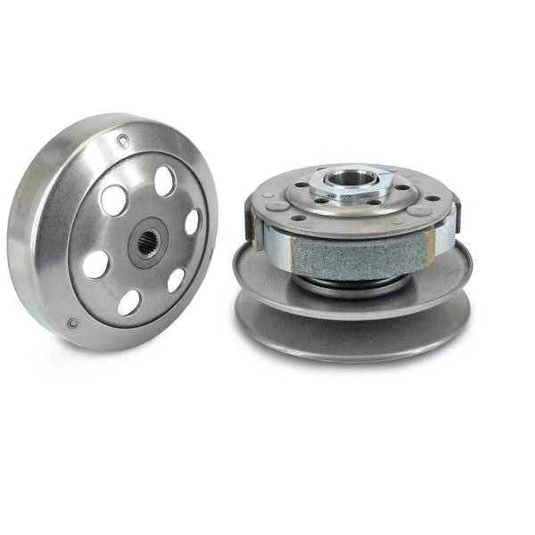 EMBRAYAGE SCOOTER TNT COMPLET ADAPT. PEUGEOT BUXY / TYPHOON / TREKKER / KISBEE 2T / PIAGGIO ZIP Ø107