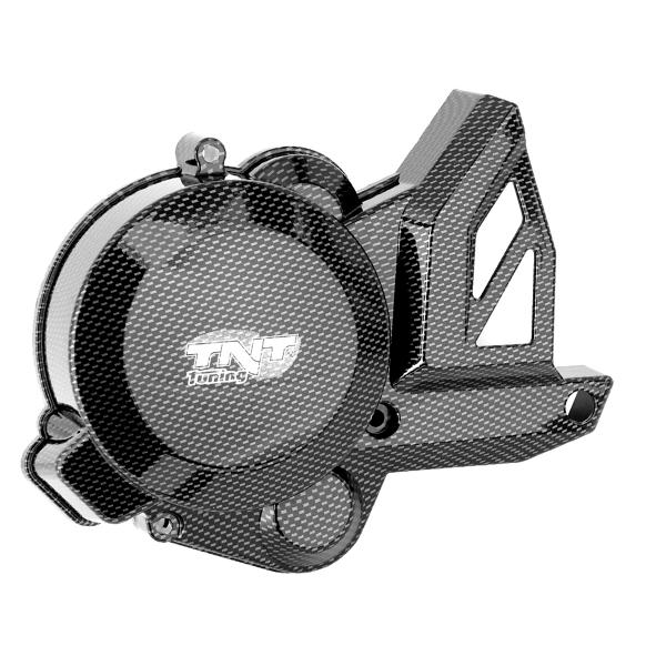 CARTER ALLUMAGE MOTO ADAPT. DERBI / APRILIA / GILERA ( EURO 3 / 4 )  IMIT CARBONE
