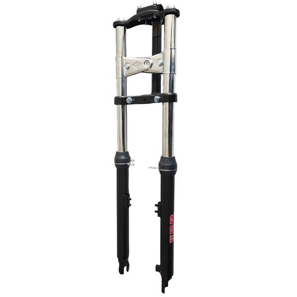 FOURCHE CYCLO STANDARD EBR ADAPT. PEUGEOT 103  Ø28 NOIR