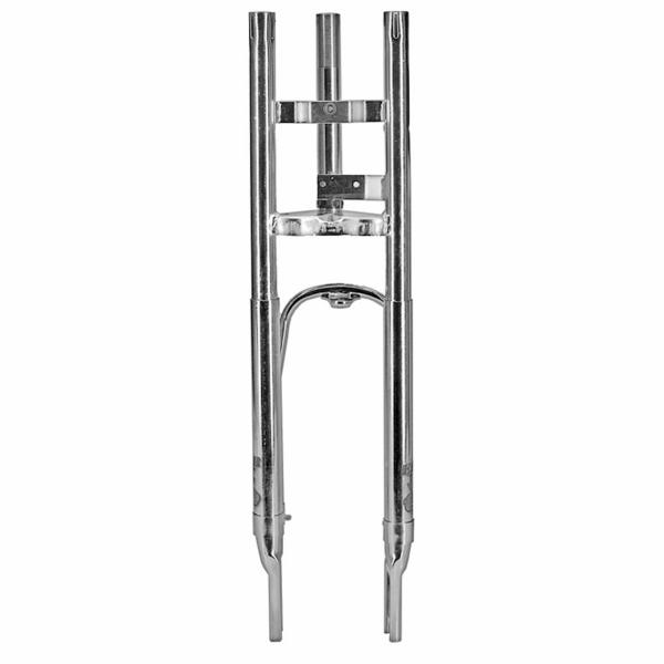 FOURCHE CYCLO EBR ADAPT. VOGUE ROUE 16' ( SANS TE SUPERIEUR ) Ø25MM / COURSE : 60mm CHROME