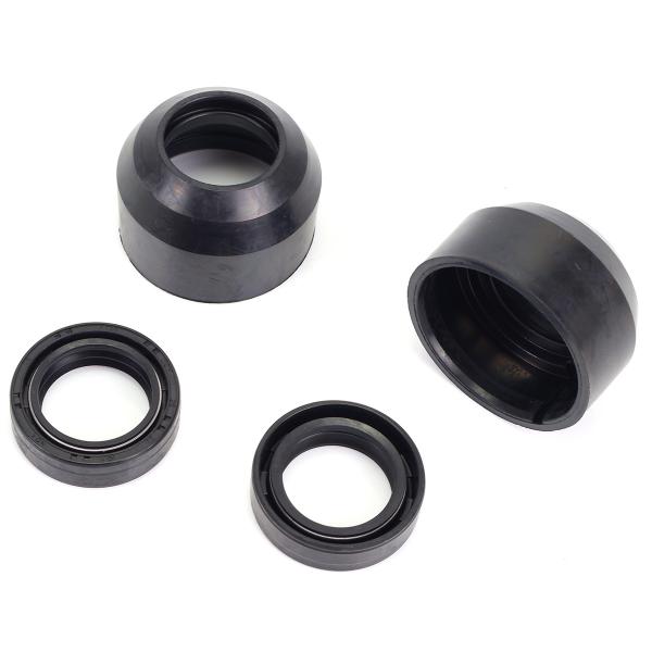 JOINTS SPI FOURCHE + CACHES POUSSIERE LONGJIA / TNT MOTOR 50 ROMA / DAX REPLICA ( 26 X 37 X 10.5 + 26 X 45 X 30 )