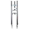 FOURCHE CYCLO EBR  ADAPT. PEUGEOT 103 ( Ø25mm  / COURSE : 60mm ) CHROME