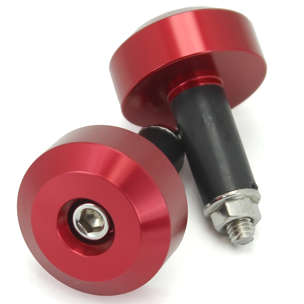EMBOUT GUIDON OPM DINGO SCOOT / MAXISCOOT / MOTO ROUGE Ø14mm (LA PAIRE)