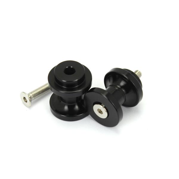 DIABOLO DE BEQUILLE DE STAND NOIR  OPM  M6 X 125 / ADAPT. YAMAHA (LA PAIRE)