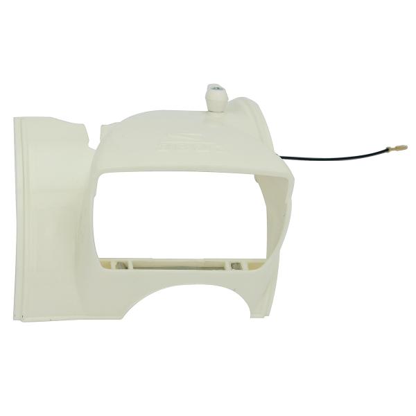 CAPOT DE PHARE ADAPT. SOLEX 3800 BLANC SANS OPTIQUE