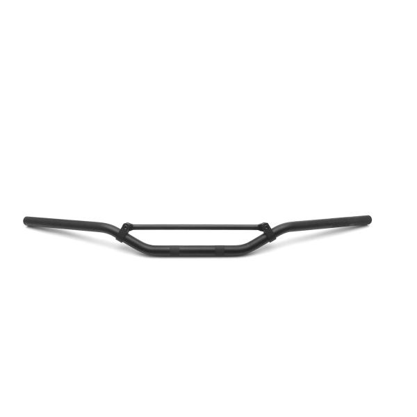 GUIDON MOTO / MECABOITE / CROSS ALU NOEND NOIR MAT Ø22mm (L : 810mm H : 93mm)