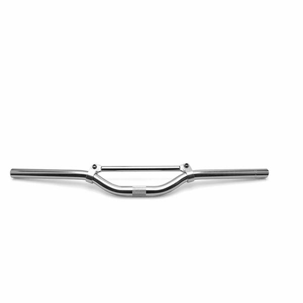 GUIDON SCOOTER STREET BIKE TNT ALU POLI L : 650MM AVEC BARRE DE RENFORT (H : 40MM SOUS BARRE)