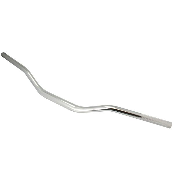 GUIDON MOTO / MECABOITE / CROSS  OVERSIZE NOEND Ø28.6  SILVER  GU10 (L : 825mm H : 75mm)