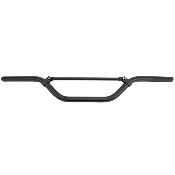 GUIDON MOTO / MECABOITE / CROSS  NOEND ALUMINIUM Ø22.2 COULEUR NOIR (L : 760mm H : 100mm)