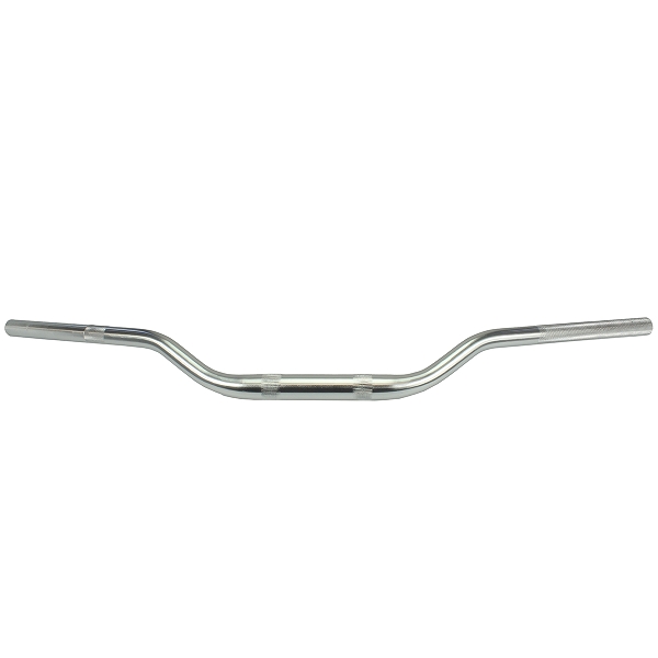 GUIDON MOTO / MECABOITE / CROSS NOEND OVERSIZE ALUMINIUM Ø28.6 COULEUR ALU (L : 804mm H : 100mm)