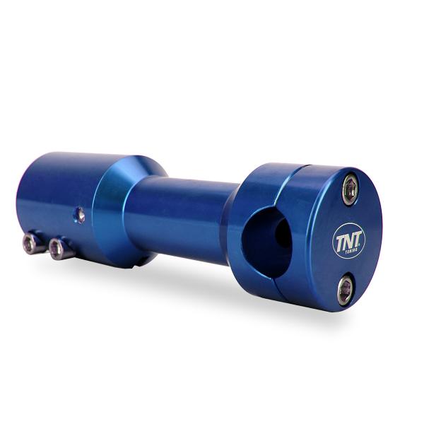 POTENCE SCOOTER TNT ADAPT. MBK BOOSTER / STUNT / YAMAHA BWS / SLIDER BLEU