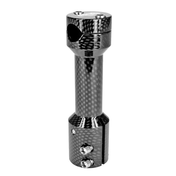 POTENCE SCOOTER TNT ADAPT. MBK NITRO / AEROX / MACH G / JOG R / OVETTO / NEOS  IMIT CARBONE