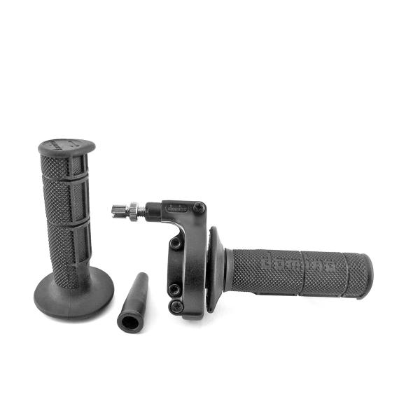 POIGNEE DE GAZ DOMINO ENDROSS CROSS  AVEC REVETEMENTS