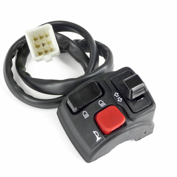 COMMODO / COMMUTATEUR GAUCHE DOMINO ADAPT. DERBI SENDA DRD / XTREM / RACER