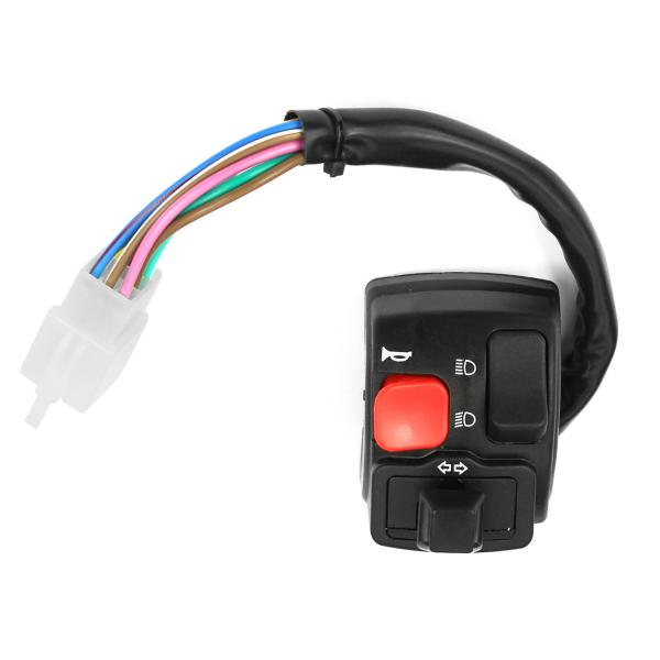 COMMODO / COMMUTATEUR GAUCHE  ADAPT. MBK  BOOSTER 2004-2017 / NEXT 2000 / STUNT / YAMAHA  BWS 2004-2017 / SLIDER /  JOG