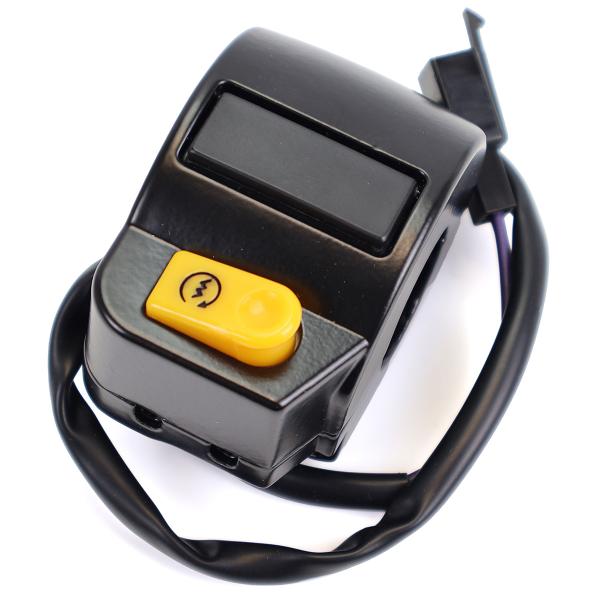 COMMODO / COMMUTATEUR DROIT ADAPT. PEUGEOT KISBEE 2T ET 4T  / VIVACITY 3 / SPEEDFIGHT 3/4 50CC (OEM : 803636)