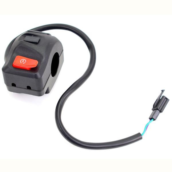 COMMODO / COMMUTATEUR DROIT ADAPT. PEUGEOT KISBEE 2T ET 4T  / VIVACITY 3 / SPEEDFIGHT 3/4 50CC (OEM : 400871 )