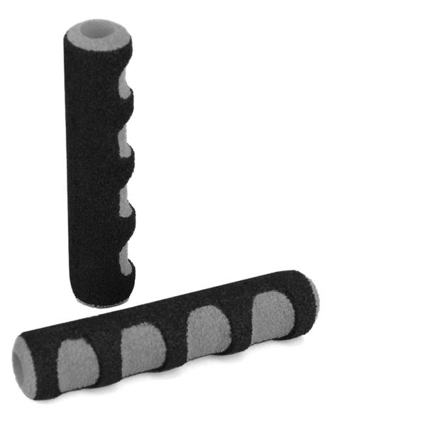 MOUSSE DE LEVIER NOIR / GRIS (LA PAIRE)