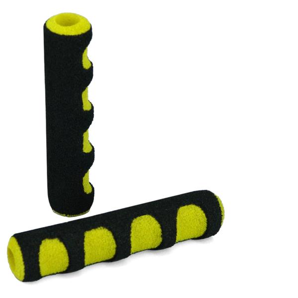 MOUSSE DE LEVIER NOIR / JAUNE (LA PAIRE)