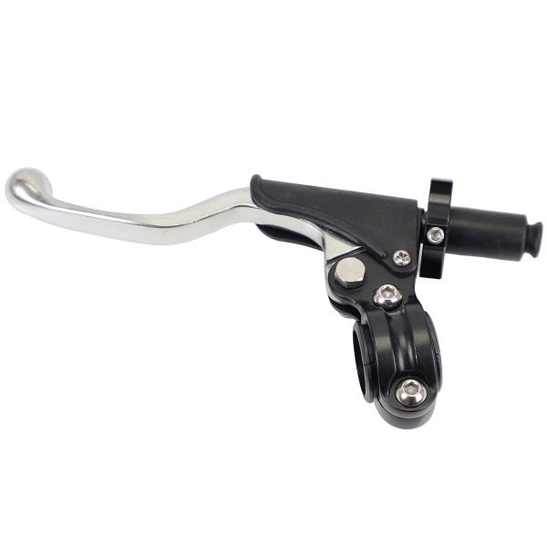 POIGNEE / LEVIER EMBRAYAGE + COCOTTE ALU / NOIR CROSS ENDURO / MECABOITE ( QUALITE PREMIUM )