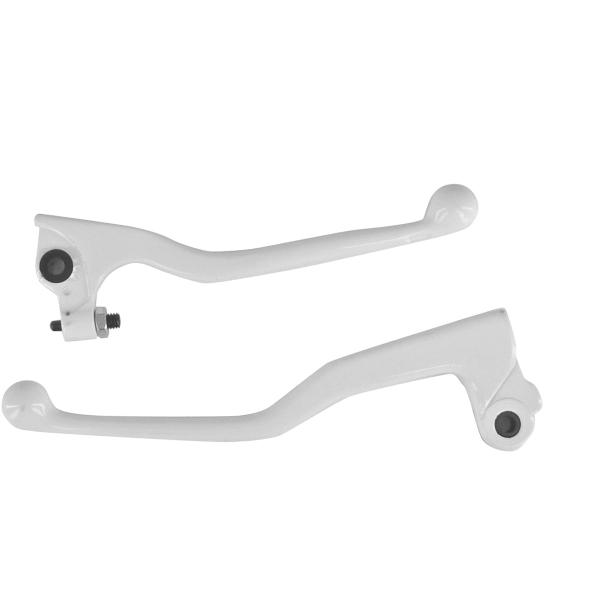 LEVIER MOTO ADAPT. MBK X-LIMIT 2003-2011 / YAMAHA DT 50 2003-2011 BLANC (LA PAIRE)