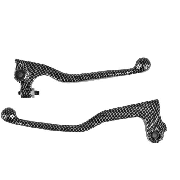 LEVIER MOTO ADAPT. MBK X-LIMIT 2003-2011 / YAMAHA DT 50 2003-2011  CARBONE (LA PAIRE)