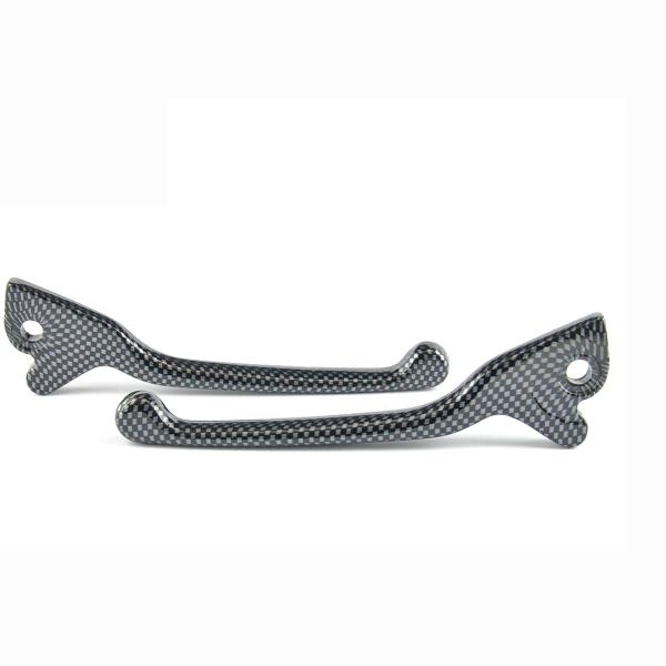 LEVIER SCOOTER ADAPT. GILERA RUNNER (DOUBLE DISQUE) IMIT CARBONE (LA PAIRE)