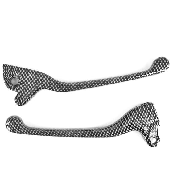 LEVIER SCOOTER ADAPT. GILERA STALKER IMIT CARBONE (LA PAIRE)