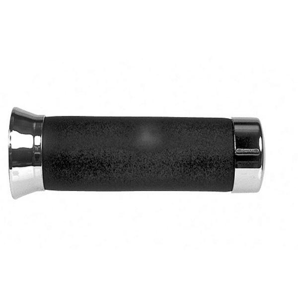 REVETEMENT POIGNEE TNT MOUSSE CUSTOM EMBOUT CHROME (LA PAIRE)