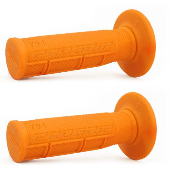 REVETEMENT POIGNEE PROGRIP 794 ORANGE FLUO CLOSED END 115mm (CROSS/MX)  (LA PAIRE)