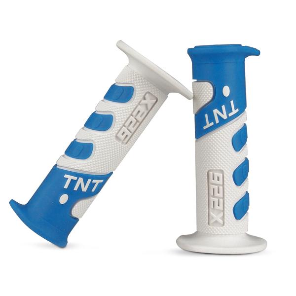 REVETEMENT POIGNEE TNT CROSS BLANC / BLEU CIEL 922X (LA PAIRE)