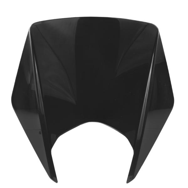 PLAQUE PHARE / CAPOT TETE DE FOURCHE ADAPT KIT CARROSSERIE ADAPT. DERBI SENDA DRD RACING 2011-2017 / RCR / SMT 2011-2018 NOIR