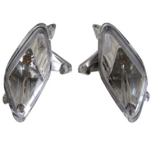 CLIGNOTANTS ARRIERE ADAPT. SYM FIDDLE 2 50cc 4T 2008-2021 / 125cc 2010-2014 NOIR (OEM : 3360A-ALA-000) (LA PAIRE) *