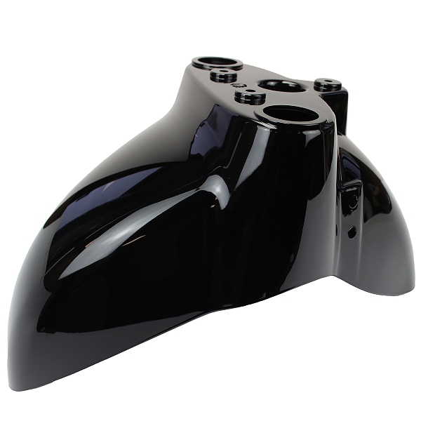 GARDE BOUE AVANT ADAPT. NOIR SYM FIDDLE 2 50cc 4 T 2011-2021 / 125cc 2010-2014 (OEM : 61100-ALA-0000-WD)