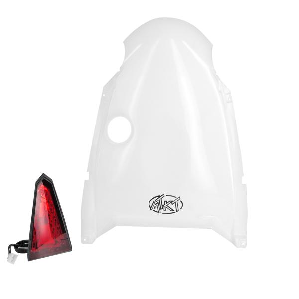 PASSAGE DE ROUE ARRIERE MTKT BLANC AVEC FEU POUR GRIDO