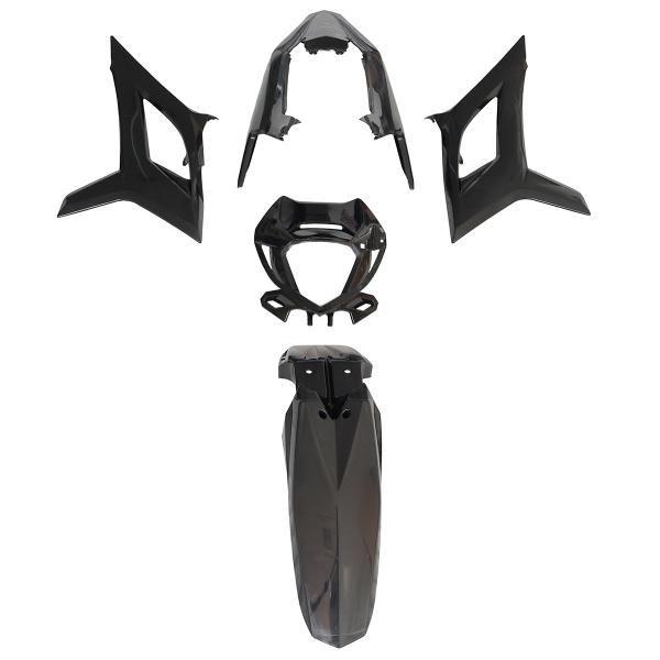 KIT CARROSSERIE ADAPT. BETA 50 RR  MOTARD 2021 (5 PIECES) NOIR