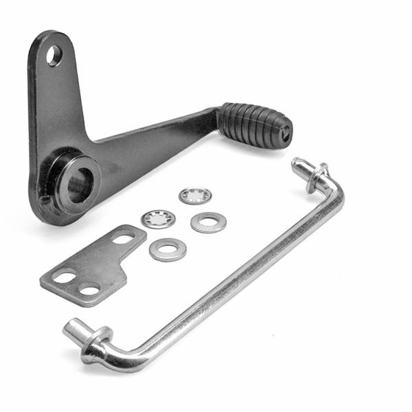 PEDALE LANCEUR / CIRETTE CYCLO ADAPT. PEUGEOT 103 MVL / 103 SP / MBK 51 ACIER CHROME