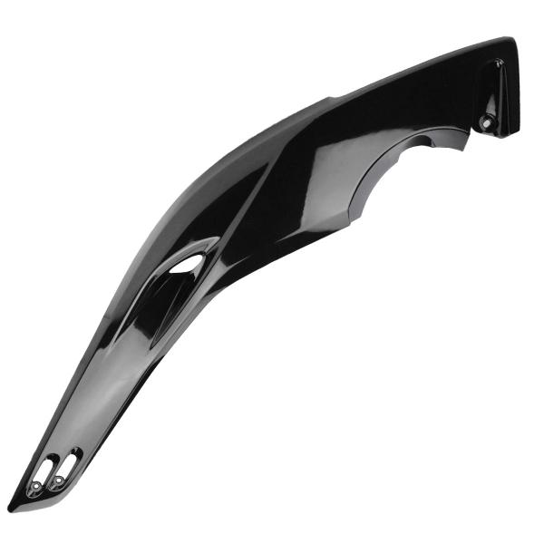CAPOT MOTEUR GAUCHE ADAPT. YAMAHA TMAX 500cc 2001-2007 NOIR BRILLANT (OEM : 5GJ-2171X-00) (TYPE ORIGINE)