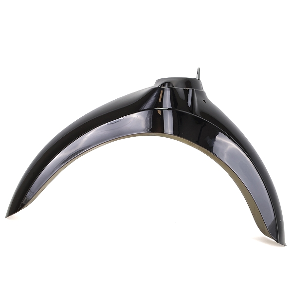 GARDE BOUE AVANT ADAPT. APRILIA SCARABEO 50-100CC 2003-2013  NOIR BRILLANT