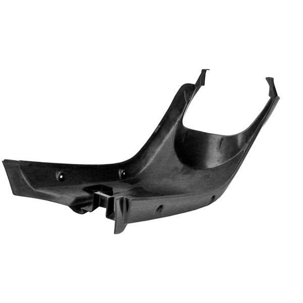BAS DE CAISSE / CACHE INFERIEUR CHASSIS  ADAPT. MBK BOOSTER 1999-2003 / YAMAHA 50 BWS 1999-2003 NOIR