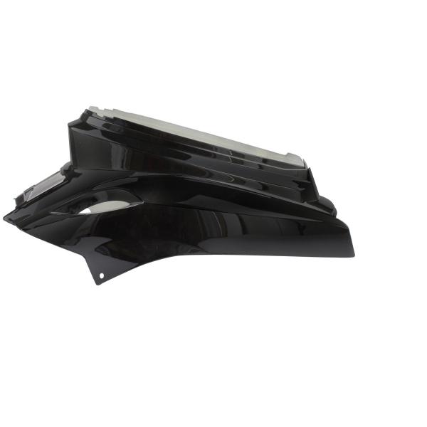 COQUE ARRIERE / CAPOT MOTEUR ADAPT. MBK 50 BOOSTER 2004> / YAMAHA 50 BWS 2004> NOIR METAL