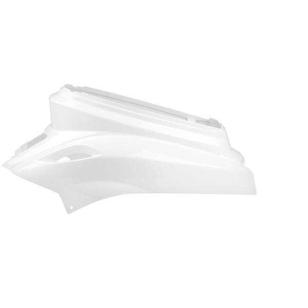 COQUE ARRIERE / CAPOT MOTEUR ADAPT. MBK 50 BOOSTER 2004> / YAMAHA 50 BWS 2004> BLANC