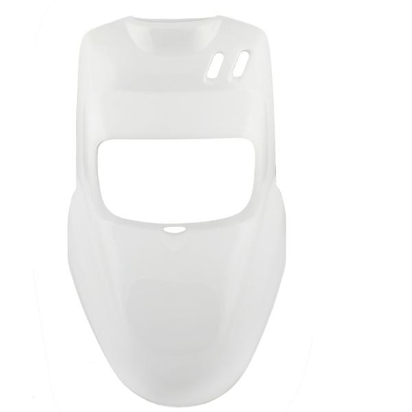 TABLIER AVANT ADAPT. MBK 50 BOOSTER 2004> / YAMAHA 50 BWS 2004> BLANC