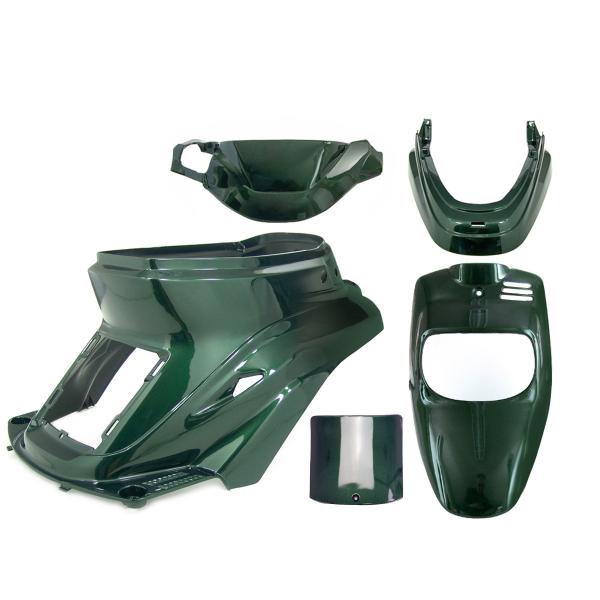 KIT CARROSSERIE ADAPT. MBK 50 BOOSTER 1999-2003 / YAMAHA 50 BWS 1999-2003  SPIRIT VERT JAGUAR