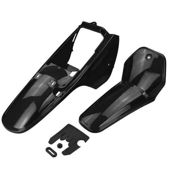KIT CARROSSERIE ADAPT. YAMAHA PW 80 NOIR (2 PIECES)