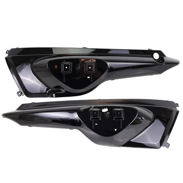COQUE ARRIERE DROIT ET GAUCHE ADAPT. YAMAHA STUNT / SLIDER 2005-2012  NOIR (OEM : 5JH-F1731-00-P0 + 5JH-F1741-00-P0)