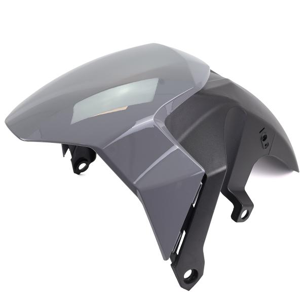 ENSEMBLE GARDE BOUE AVANT ADAPT. HONDA XADV 750CC 2021-2024 GRIS NARDO  (2 PIECES)