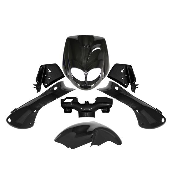 KIT CARROSSERIE ADAPT. PEUGEOT TREKKER NOIR METAL (7 PIECES)